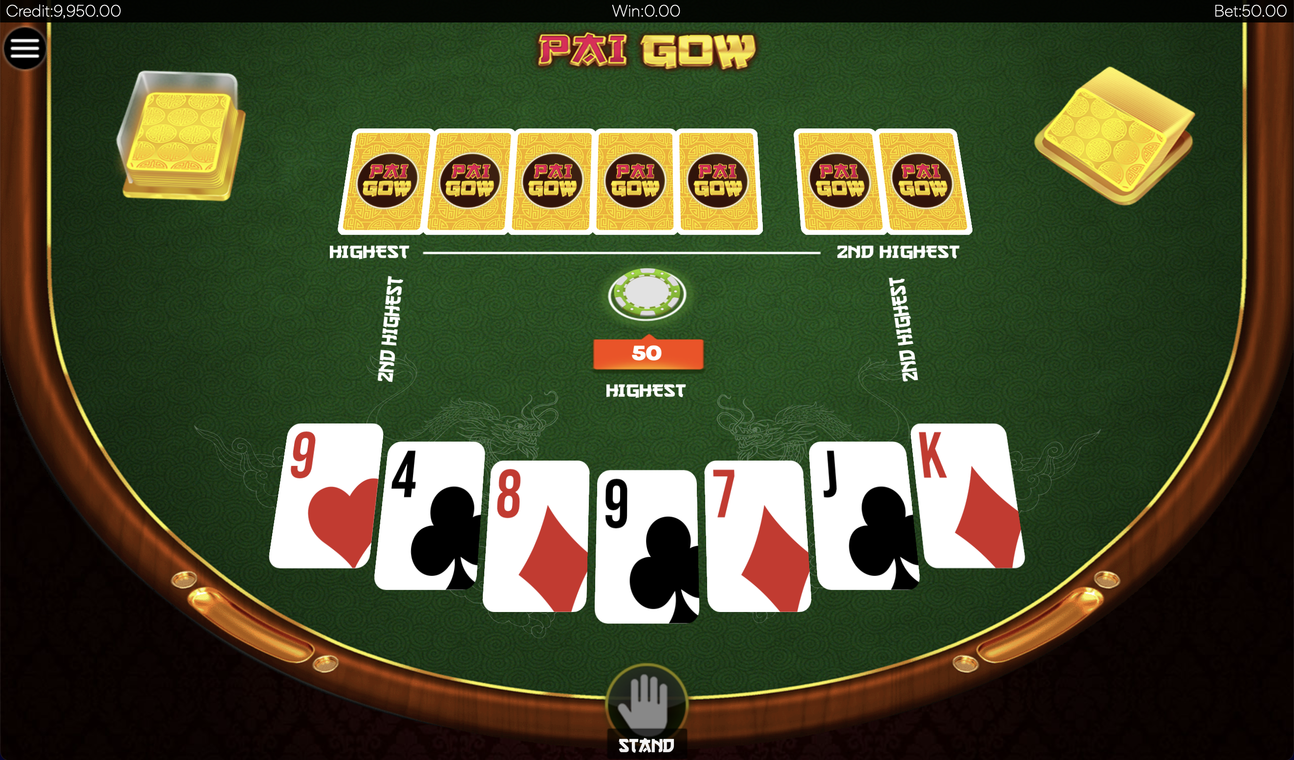 Photo gallery 4 for PaiGow Poker game