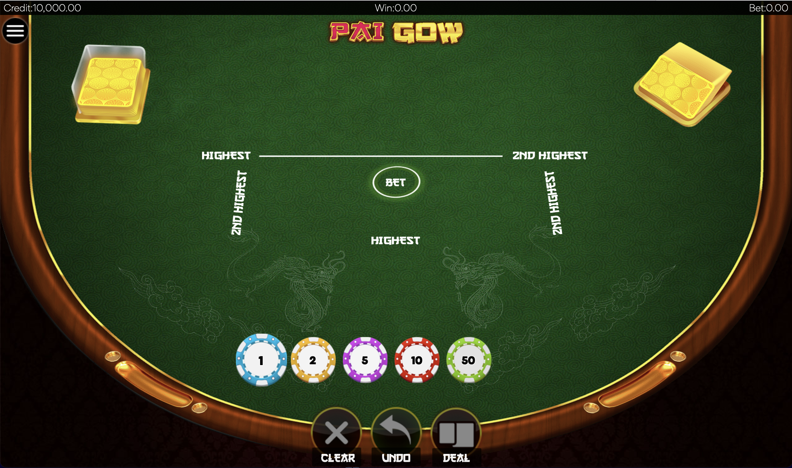 Photo gallery 3 for PaiGow Poker game