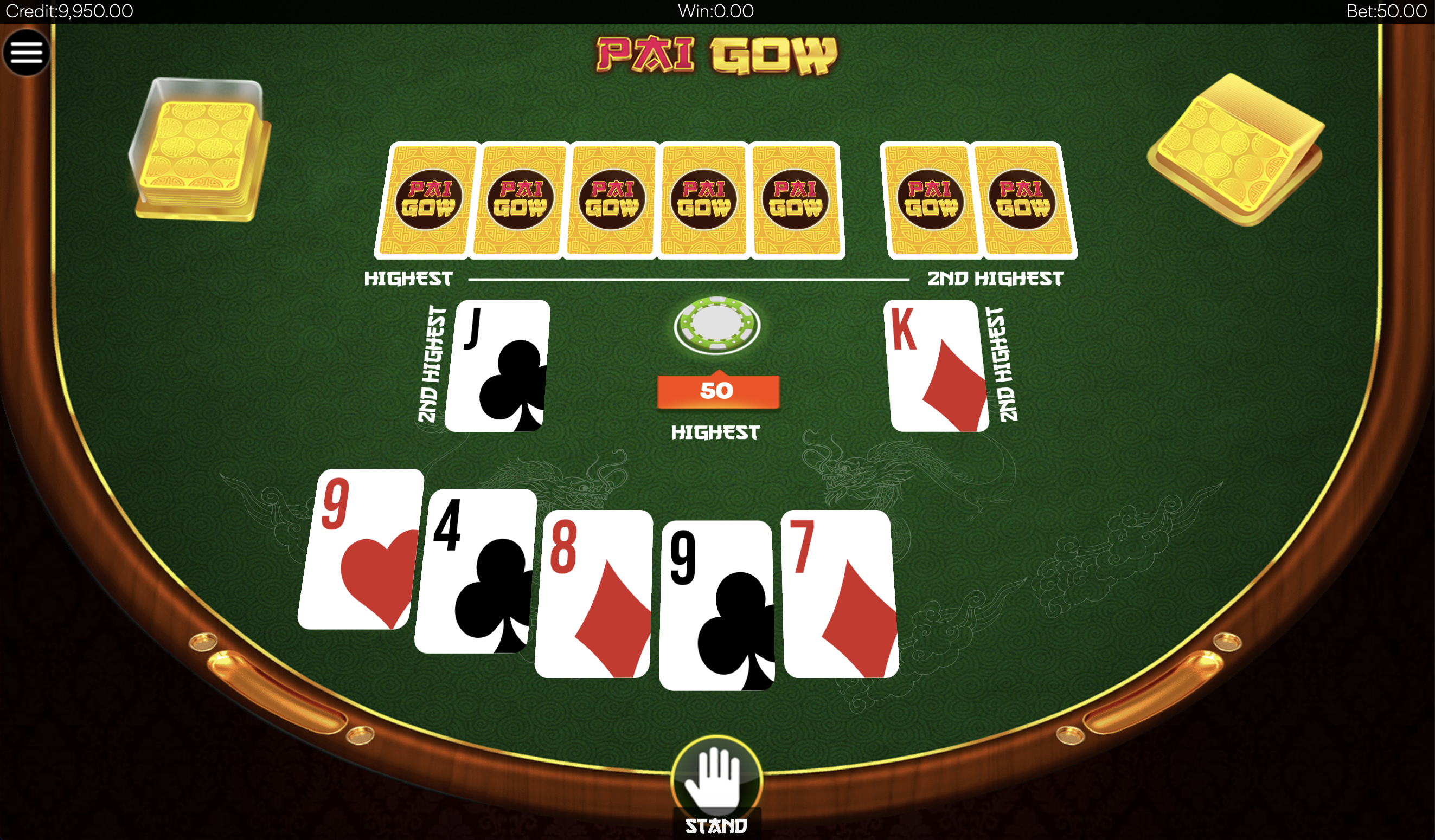 Photo gallery 2 for PaiGow Poker game