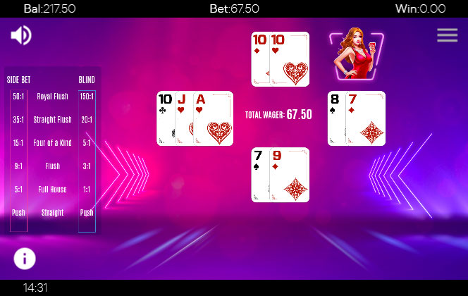 Photo gallery 2 for Sidebet Poker Hold'em game